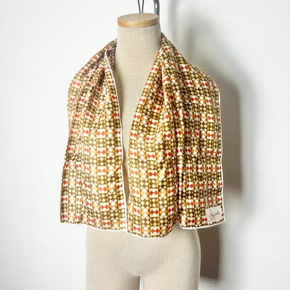 ヴィンテージ 60's スカーフschiaparelli モッズ アンティーク