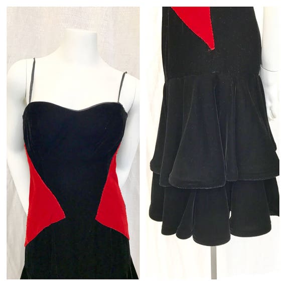 BLACK WIDOW 1950's Style 1980's 80s Vintage Flapp… - image 2