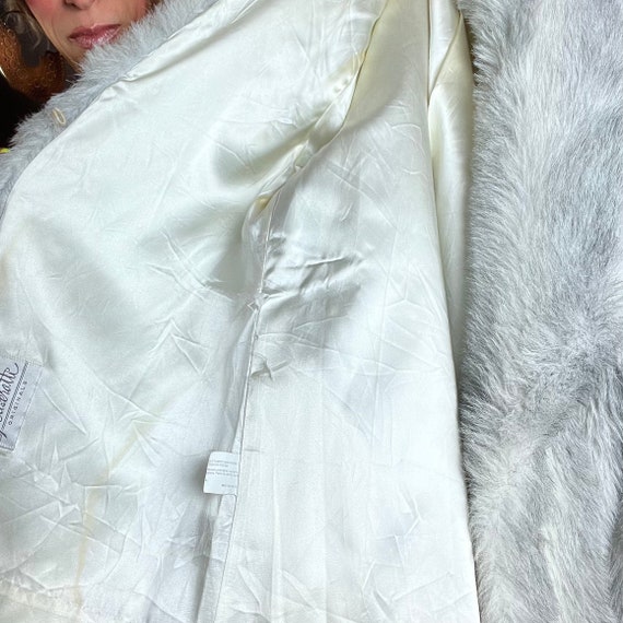 FAUX Striped SILVER FOX 1970’s 70s Vintage 1980’s… - image 10