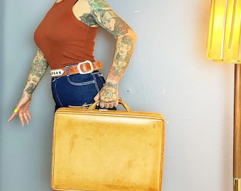 LEDER HARTMANN GEPÄCK 1970er 70er Vintage Designer Luxus Braun Handgepäck Reisetasche Aktentasche Laptop Dokumententasche Koffer