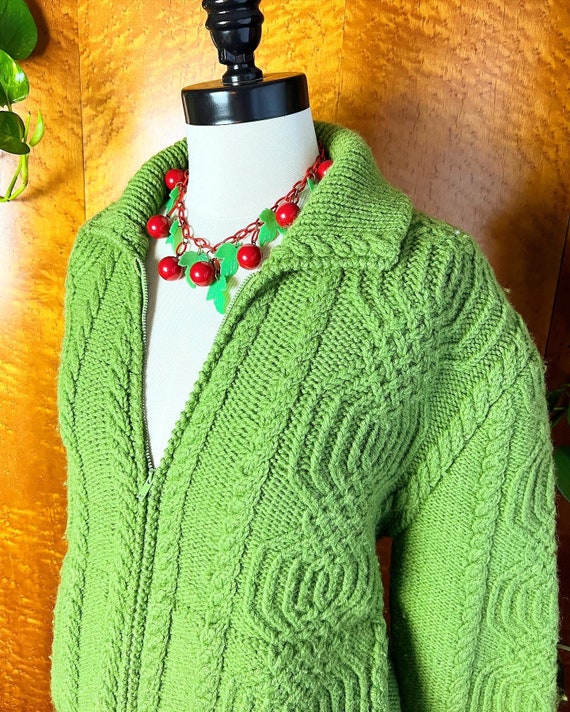 AVOCADO GREEN 1950’s 50s Vintage 1960’s 60s Handm… - image 6