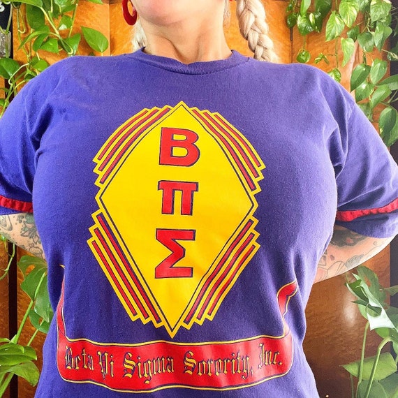 BETA PI SIGMA Sorority Inc 1980’s 80s Vintage Pul… - image 3