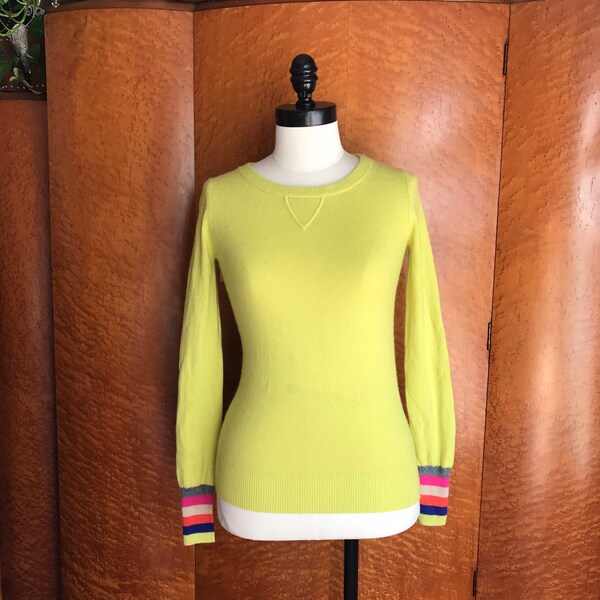 Trina Turk Women's Merino Wool Crew Neck Sweater - Lightweight & Colorful - View #2