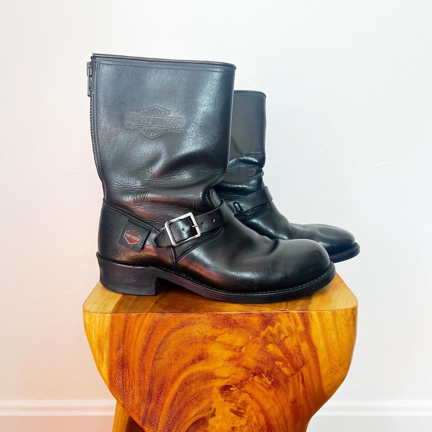Harley-Davidson Womens Barlyn 11 Engineer Motorcycle Boot 10 Brown, Women's