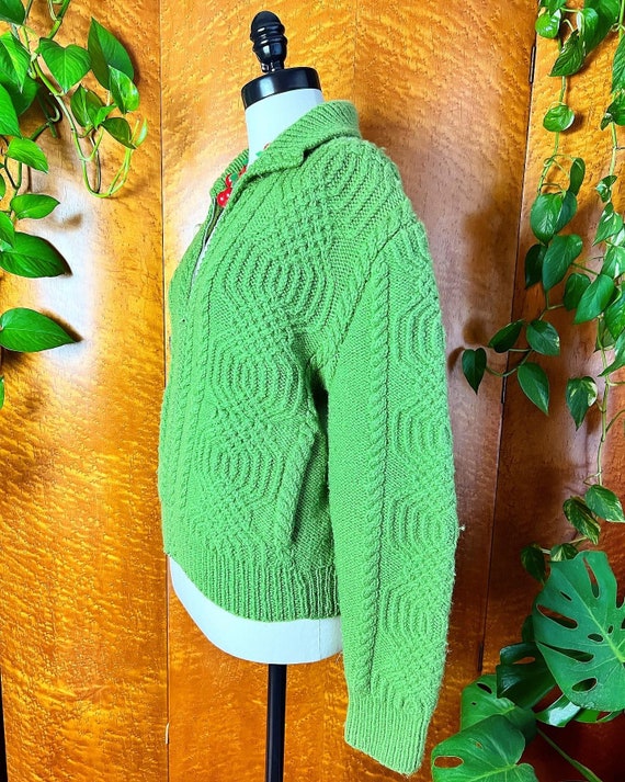 AVOCADO GREEN 1950’s 50s Vintage 1960’s 60s Handm… - image 8