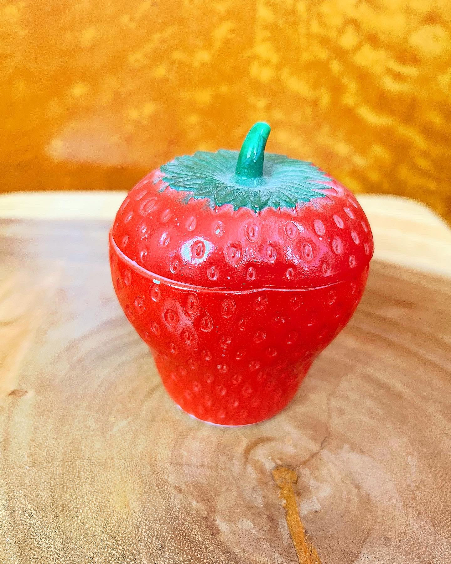 RARE STRAWBERRY JAM Kitsch 1930's 30s 1940's 40s Vintage Set of 2