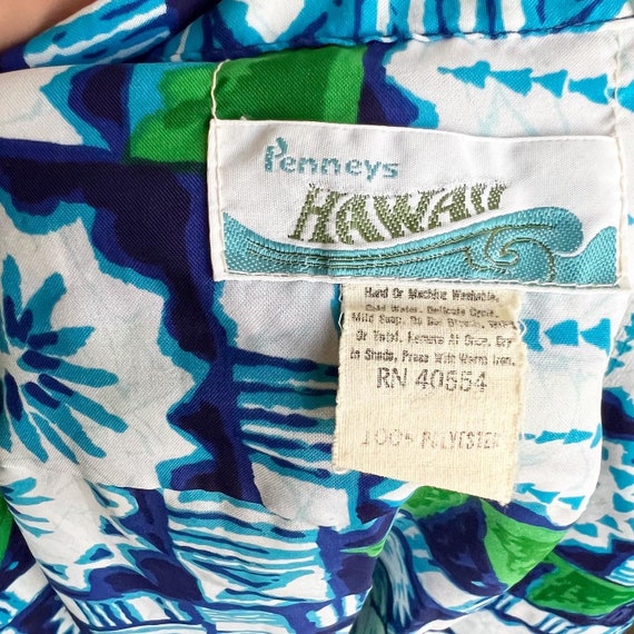 PENNEY’S HAWAII 1960’s 60s Vintage 1970’s 70s Blu… - image 10