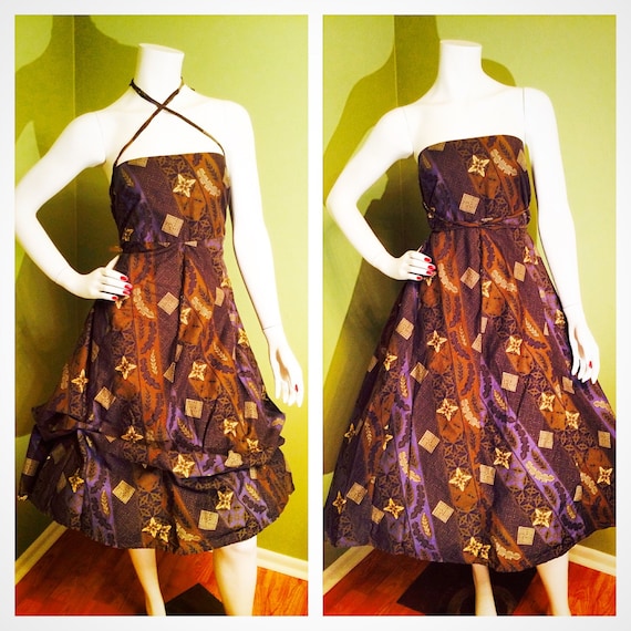 CONVERTIBLE RUCHED Vintage 1950's Style 1960's 197