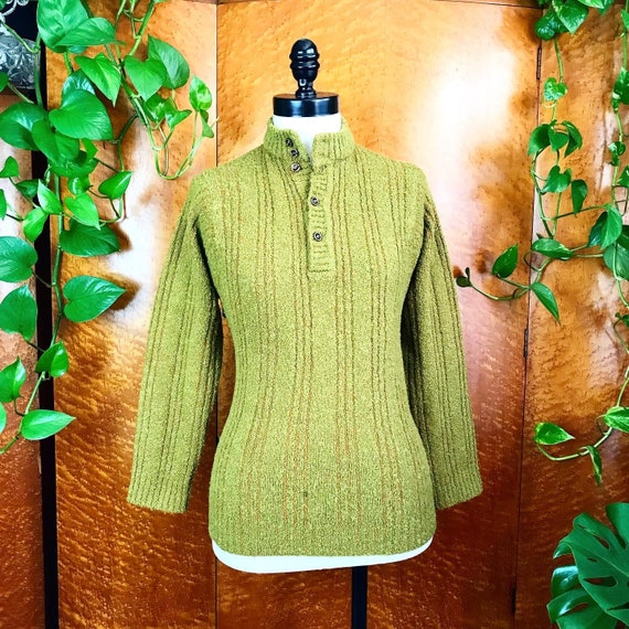Chartreuse green sweater 2025