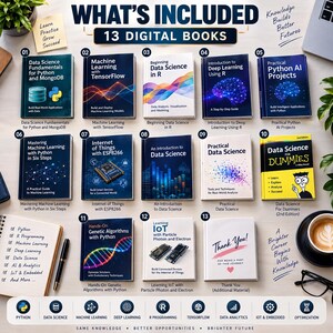 Bibliothèque ultime en science des données et IA | Python, ML, Deep Learning, R, TensorFlow (13 livres numériques) image 5