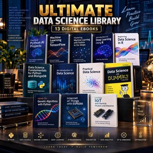 Bibliothèque ultime en science des données et IA | Python, ML, Deep Learning, R, TensorFlow (13 livres numériques) image 4