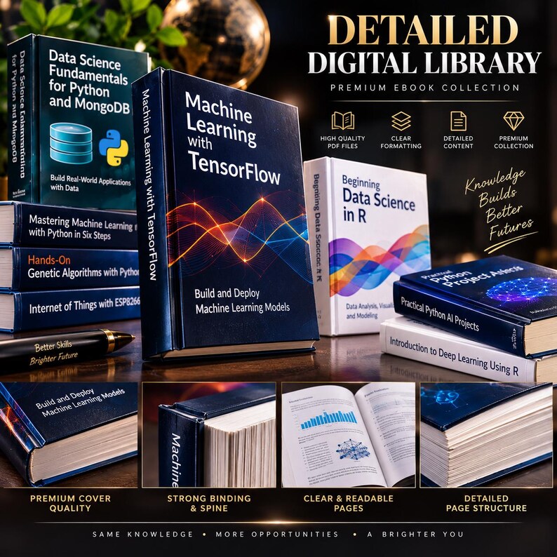 Bibliothèque ultime en science des données et IA | Python, ML, Deep Learning, R, TensorFlow (13 livres numériques) image 9