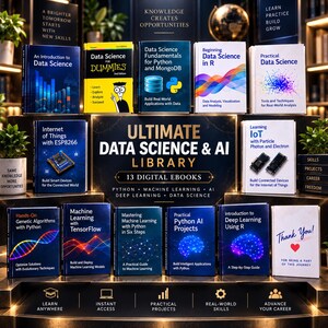 Bibliothèque ultime en science des données et IA | Python, ML, Deep Learning, R, TensorFlow (13 livres numériques) image 16