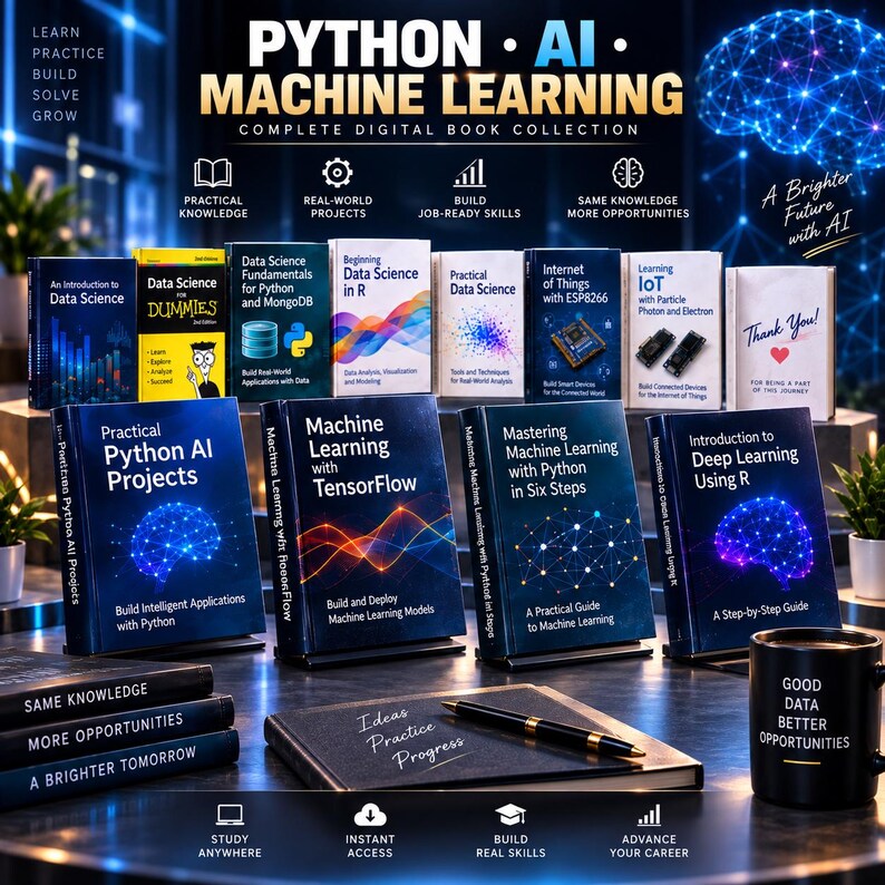 Bibliothèque ultime en science des données et IA | Python, ML, Deep Learning, R, TensorFlow (13 livres numériques) image 13