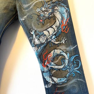 Dragon Jeans Men - Etsy