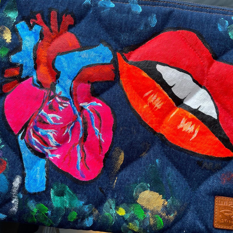 Hand Painted Laptop Case - Etsy