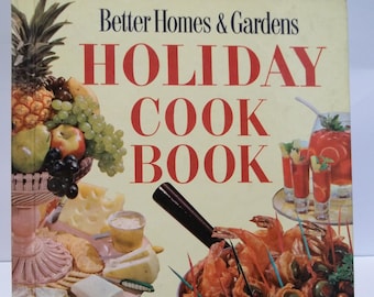 Vintage Better Homes and Gardens Holiday Cookbook 1959