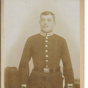 Antique 1900's CDV Soldier Carte de Vistie Germany