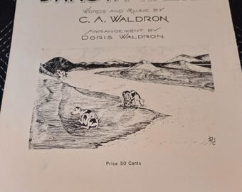 Vintage 1960 Dakota Waltz Sheet Music