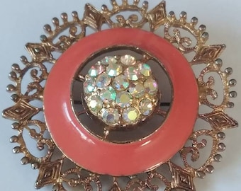 Vintage Rhinestone Brooch