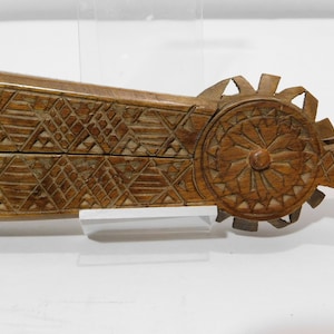 Antique Hand Carved Wood Nutcracker