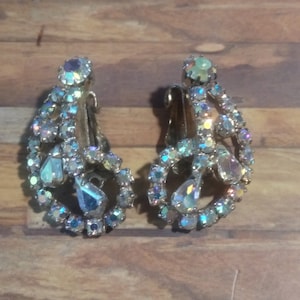 Vintage Rhinestone Earrings