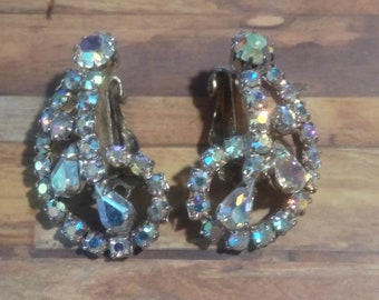Vintage Rhinestone Earrings