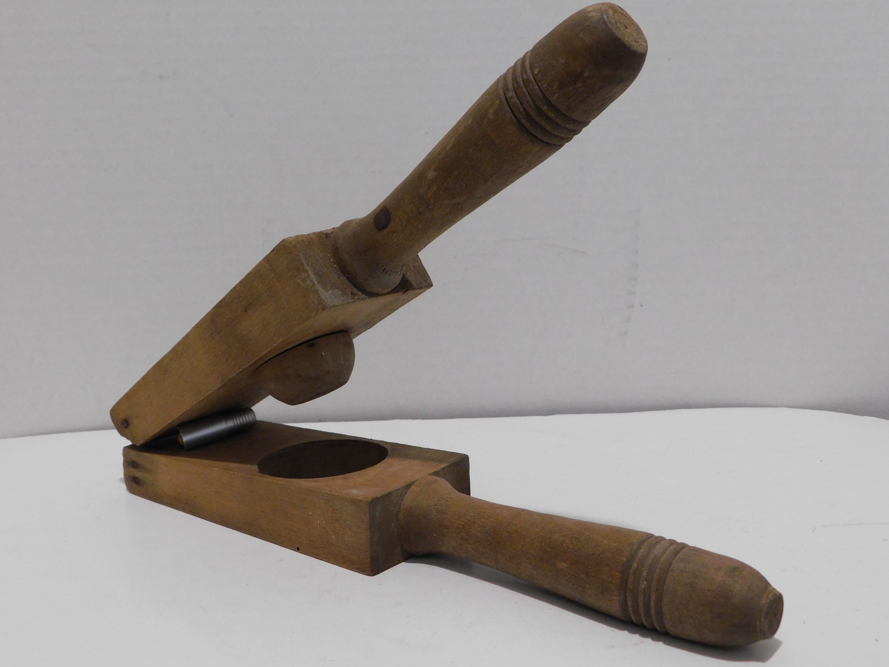 Antique Primitive Wood Lemon Juicer Etsy