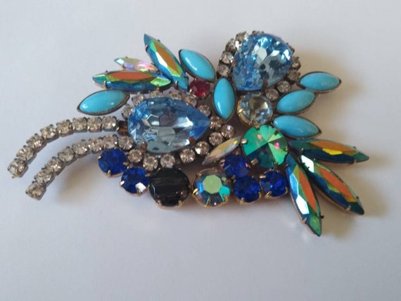 Vintage Czechoslovakia TABOO Large Brooch - image 1