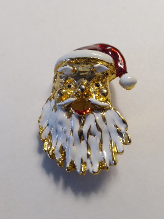 Vintage Gerrys Santa Claus Pin Brooch Christmas - image 1
