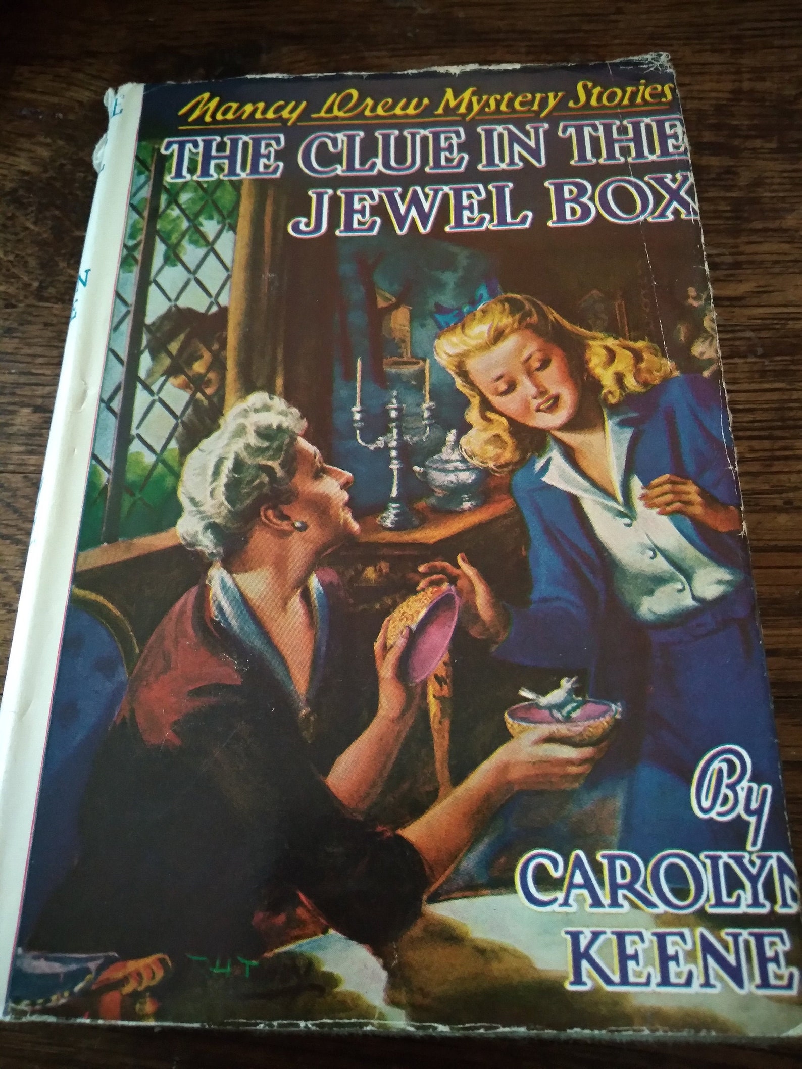 Vintage 1943 Nancy Drew Mystery Stories the Clue in the Jewel Etsy