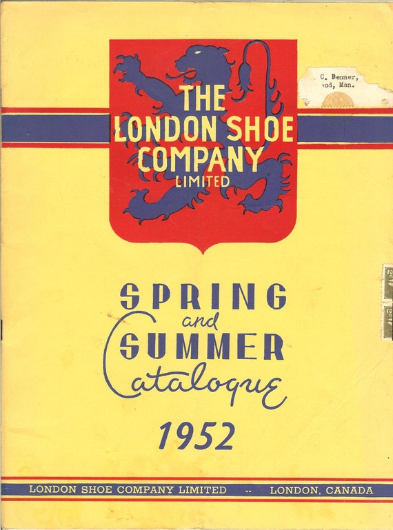 Vintage 1952 The London Shoe Company 