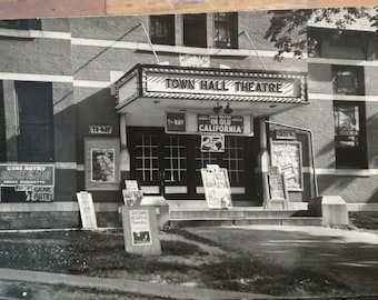 Vintage 1942 Movie Theater Photograph