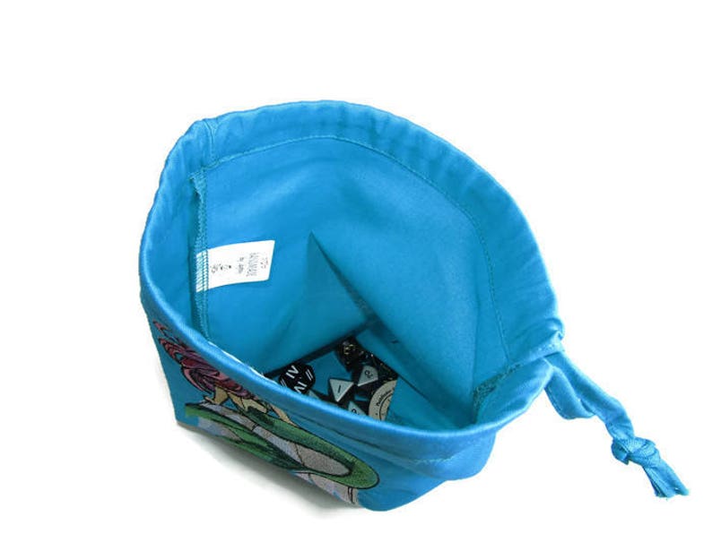 Turquoise Personalised Dice Bag