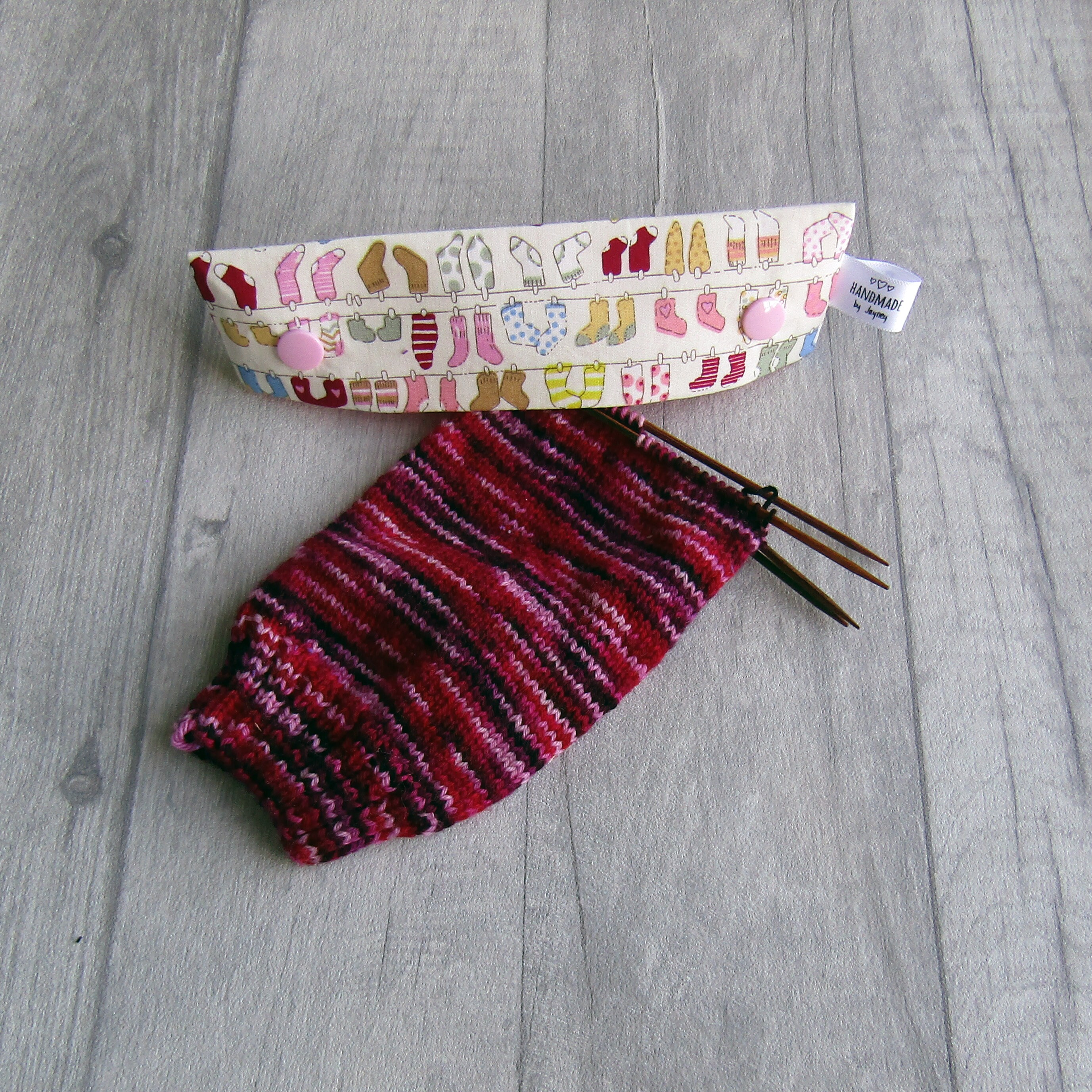 Socks 6 inch DPN knitting needle holder Etsy