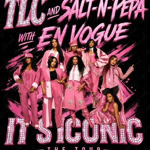 TLC Salt-N-Pepa En Vogue Tour PNG, 90s Hip Hop Concert Graphic (Digitale download)