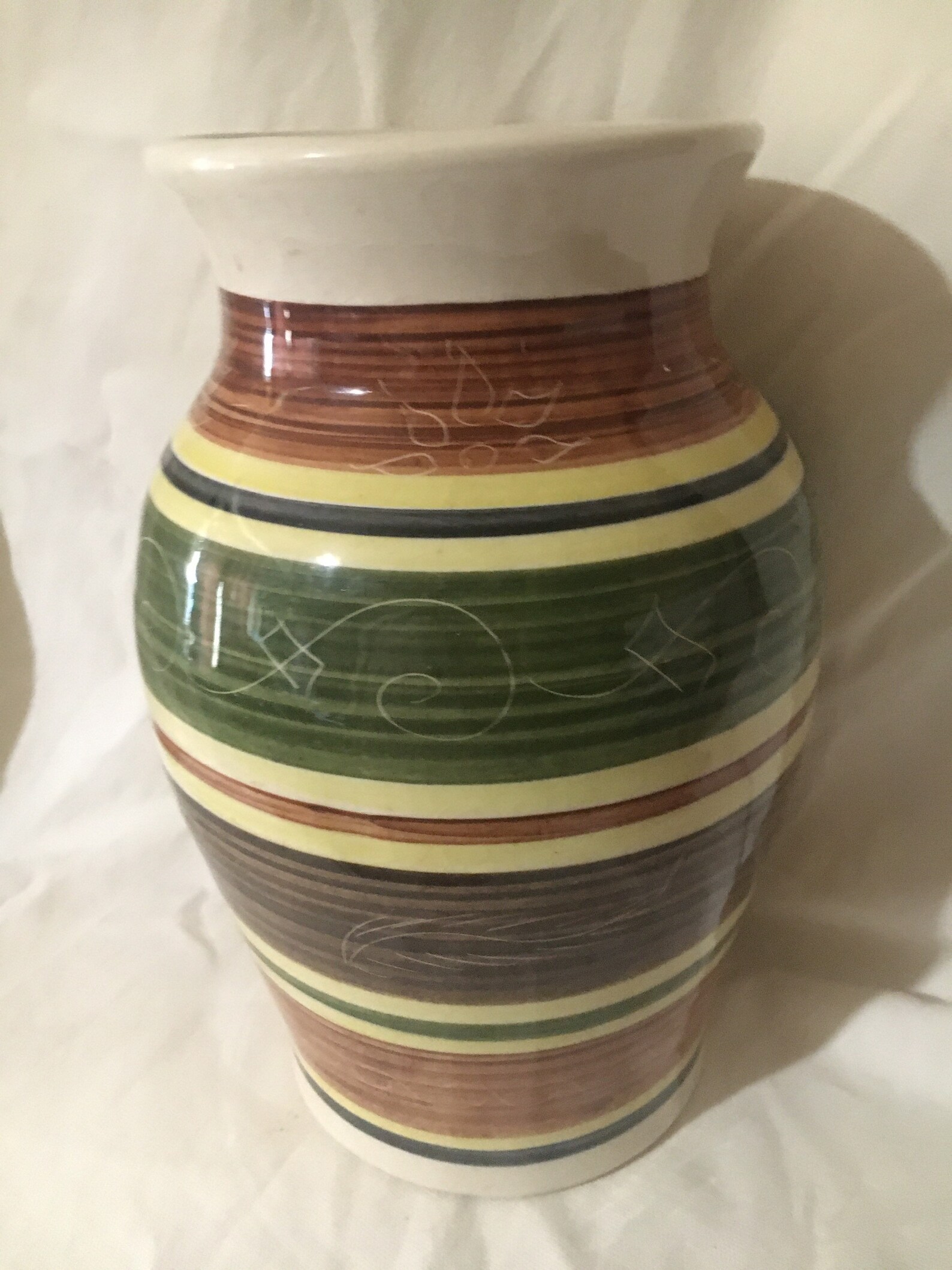 Vintage Dragon Pottery Vase. Rhayader Wales. Etsy