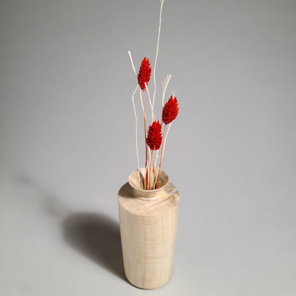 Small Wood Vase Etsy