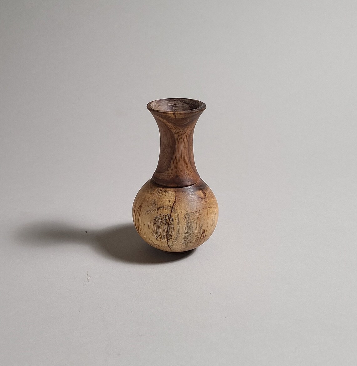 Small Wooden Vase Traditional Style Wooden Vase Wood Vase Etsy