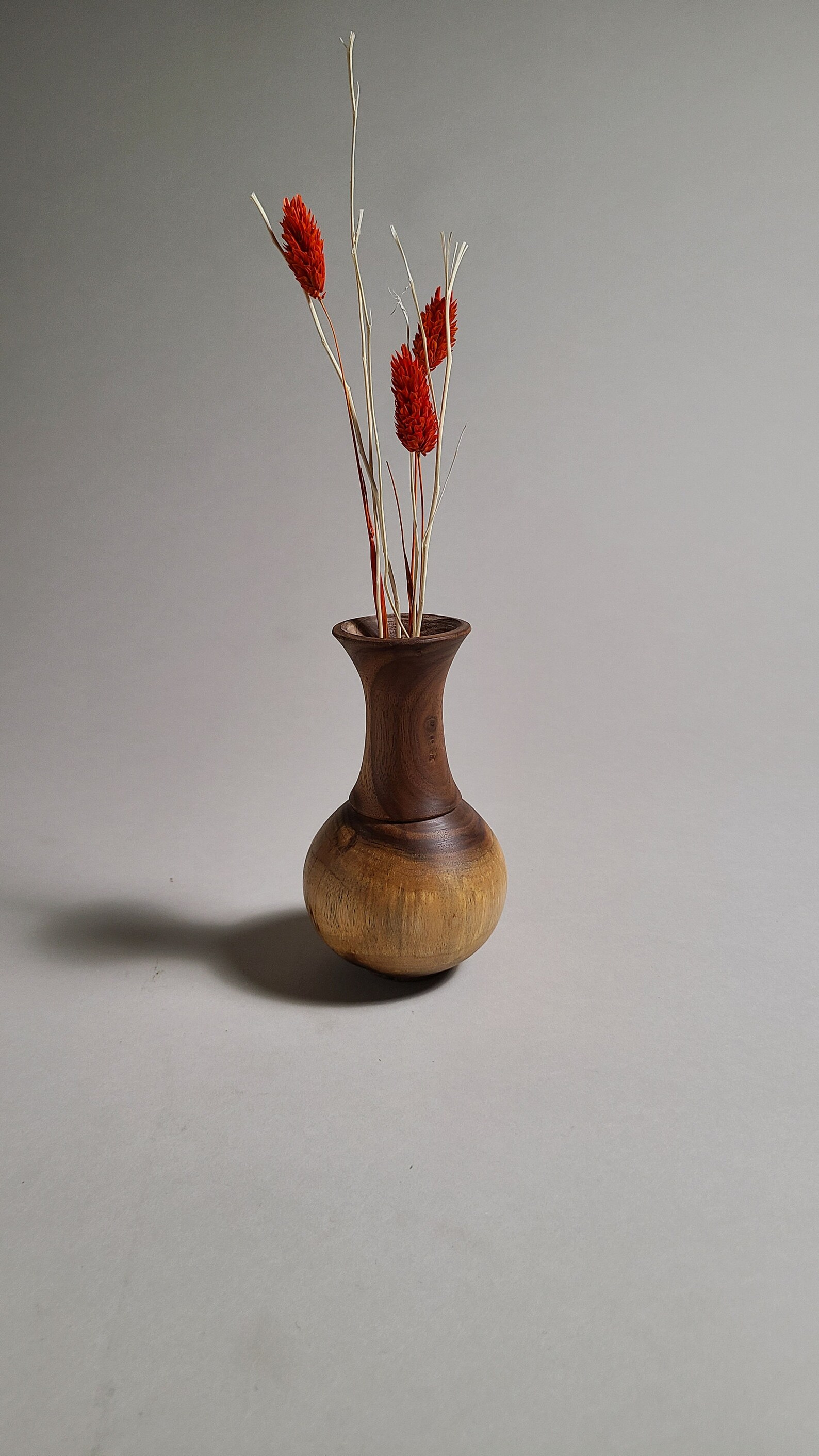 Small Wooden Vase Traditional Style Wooden Vase Wood Vase Etsy