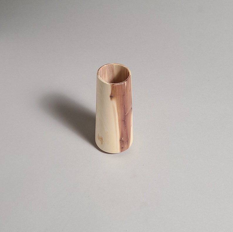 Small Wooden Vase Nordic Style Wooden Vase Wood Vase for Etsy