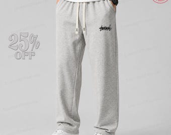 Men's Straight Leg Jogger Pants | Casual Athletic Sweatpants, Gym, Workout Wear
