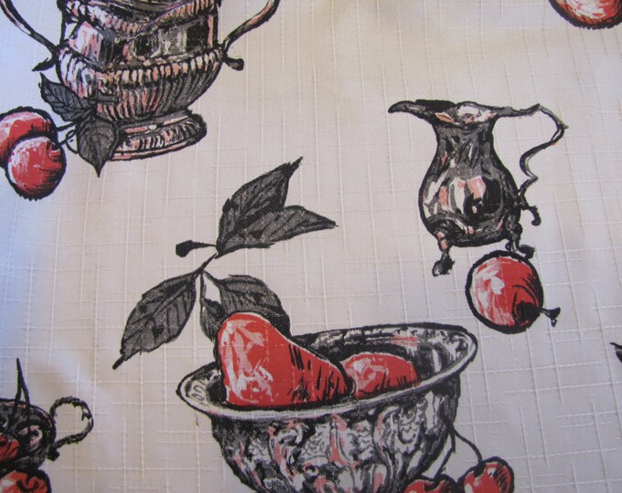 Vintage Kitchen Curtains Kitchen Curtains Kitchen Fabric Etsy