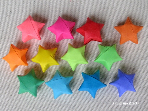 Sale Origami Stars Paper Strips 200 Count Rainbow Multicolor