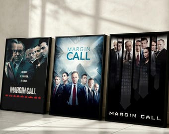 Margin Call (2011) Movie Poster, wall decor, canvas prints, room decorations, exquisite gifts, vintage posters,Frameless Poster