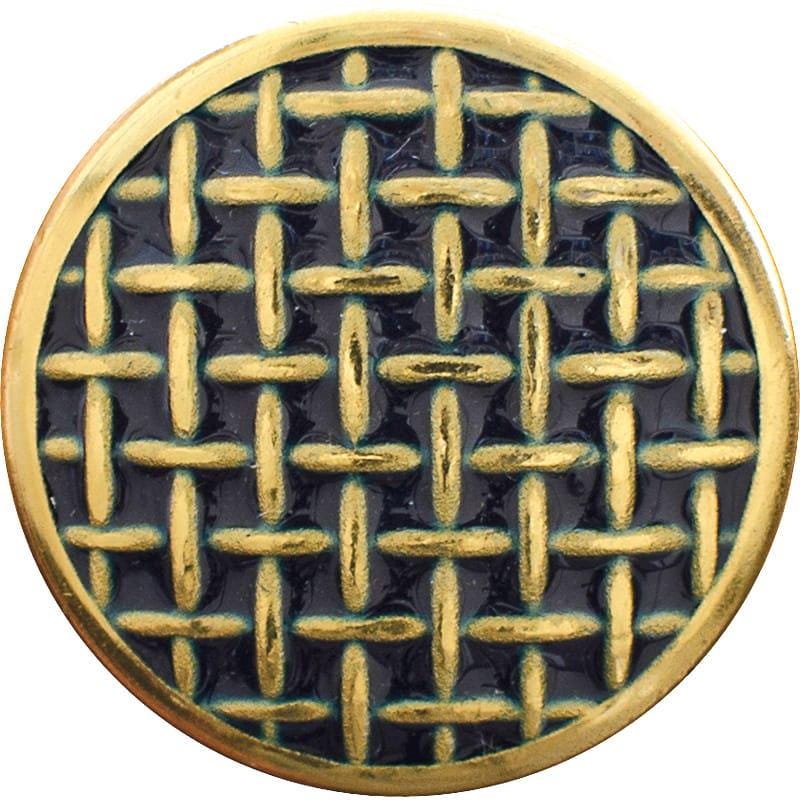 【GINGER掲載商品】 CRISS Gold Ct 9 CROSS Navy Buttons Blazer Sherry & Holland スカート