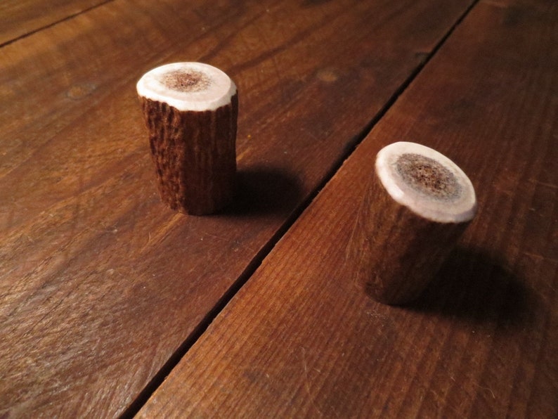 Real Elk Antler Knob Knobs Pulls for Doors Drawers Etsy