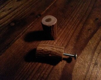 Deer Antler Knob Knobs Pulls Shed Deer for Cabinet Doors, Drawers, Dressers, Kitchen Bath Hardware Shed Peg, Reg 15.00 ea