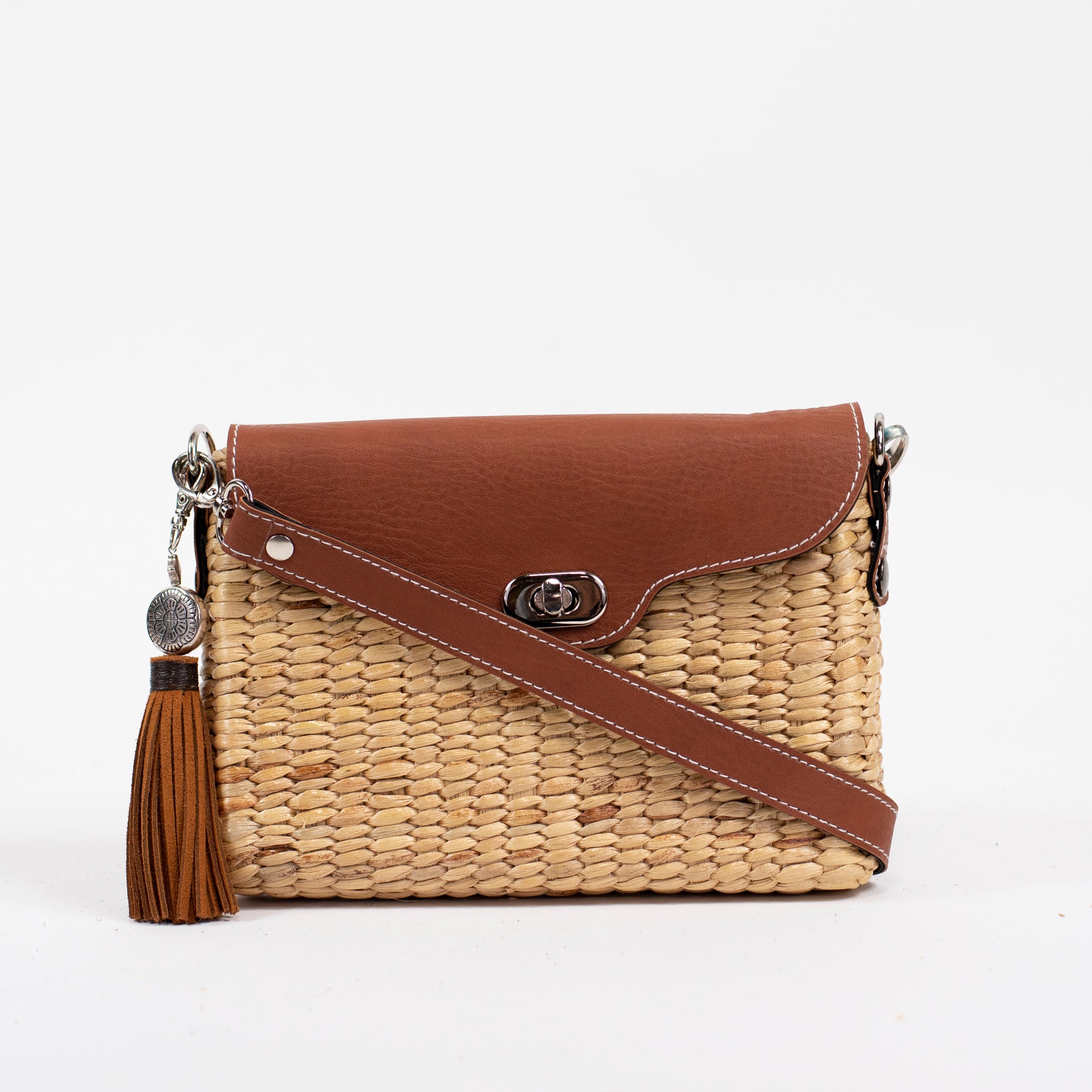 ella straw tote