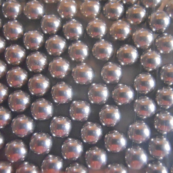 1000 Agitator Beads for Nail Polish Stainless Steel Balls 5/32" Approx 4 mm for Mixing Nail Polish 9 oz Bag
